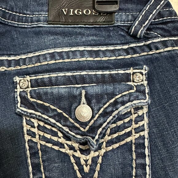 Vigoss, Women's Blue Jeans The New York Boot Cut, Size 7 - Picture 9 of 11